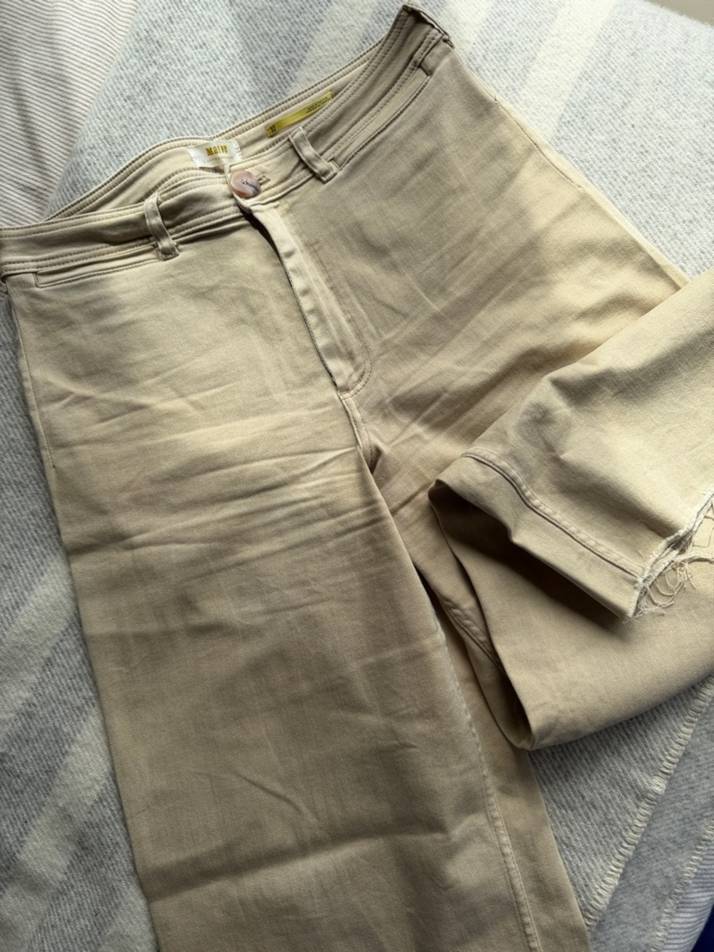 Maeve wide leg Beige Sailor Jeans